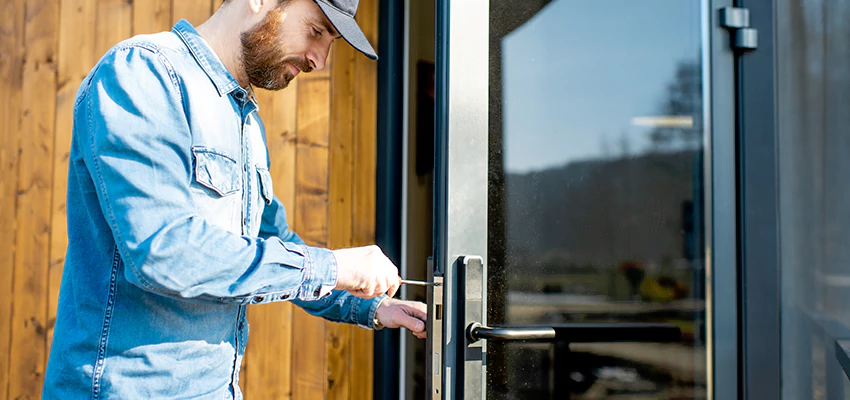 Frameless Glass Storefront Door Locks Replacement in Lakeside, CA